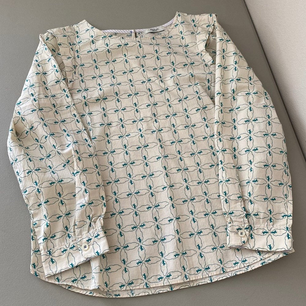 Pou Dou Dou Tree Pattern Blouse